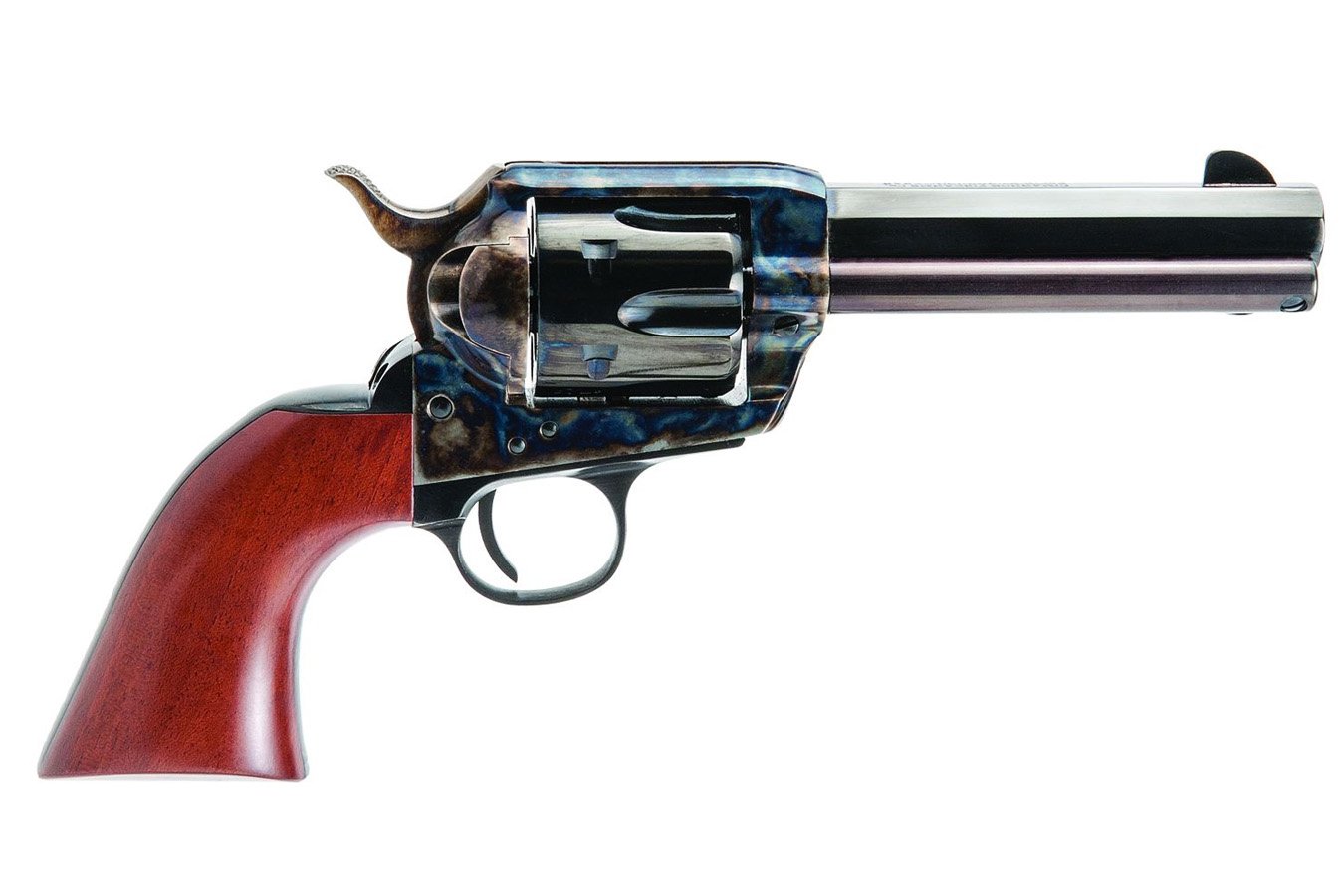 Cimarron El Malo Pre War 38 Special Single-Action Revolver with Color Case Hardened Frame 1 Cimarron El Malo Pre War 38 Special Single-Action Revolver with Color Case Hardened Frame