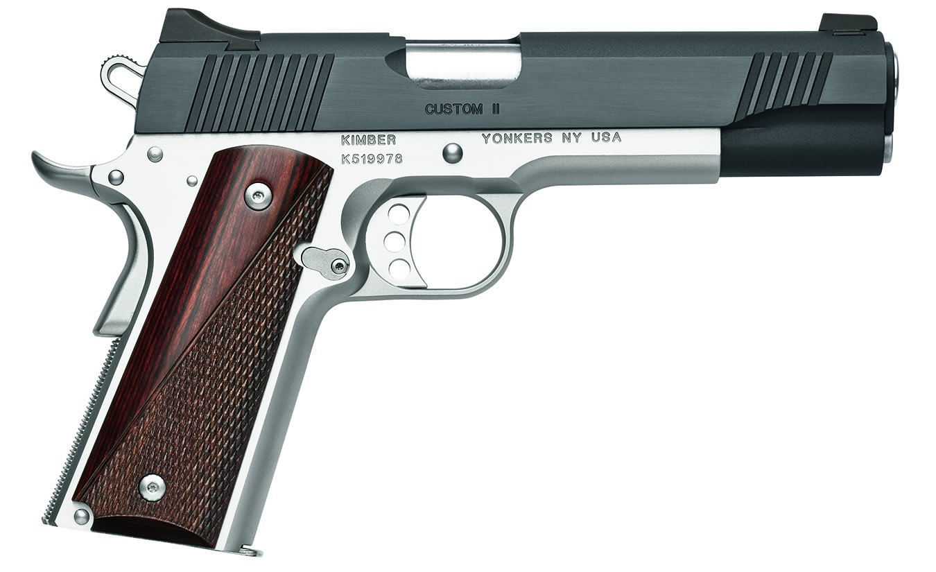 Kimber Custom II 45 ACP Two-Tone Centerfire Pistol 1 Kimber Custom II 45 ACP