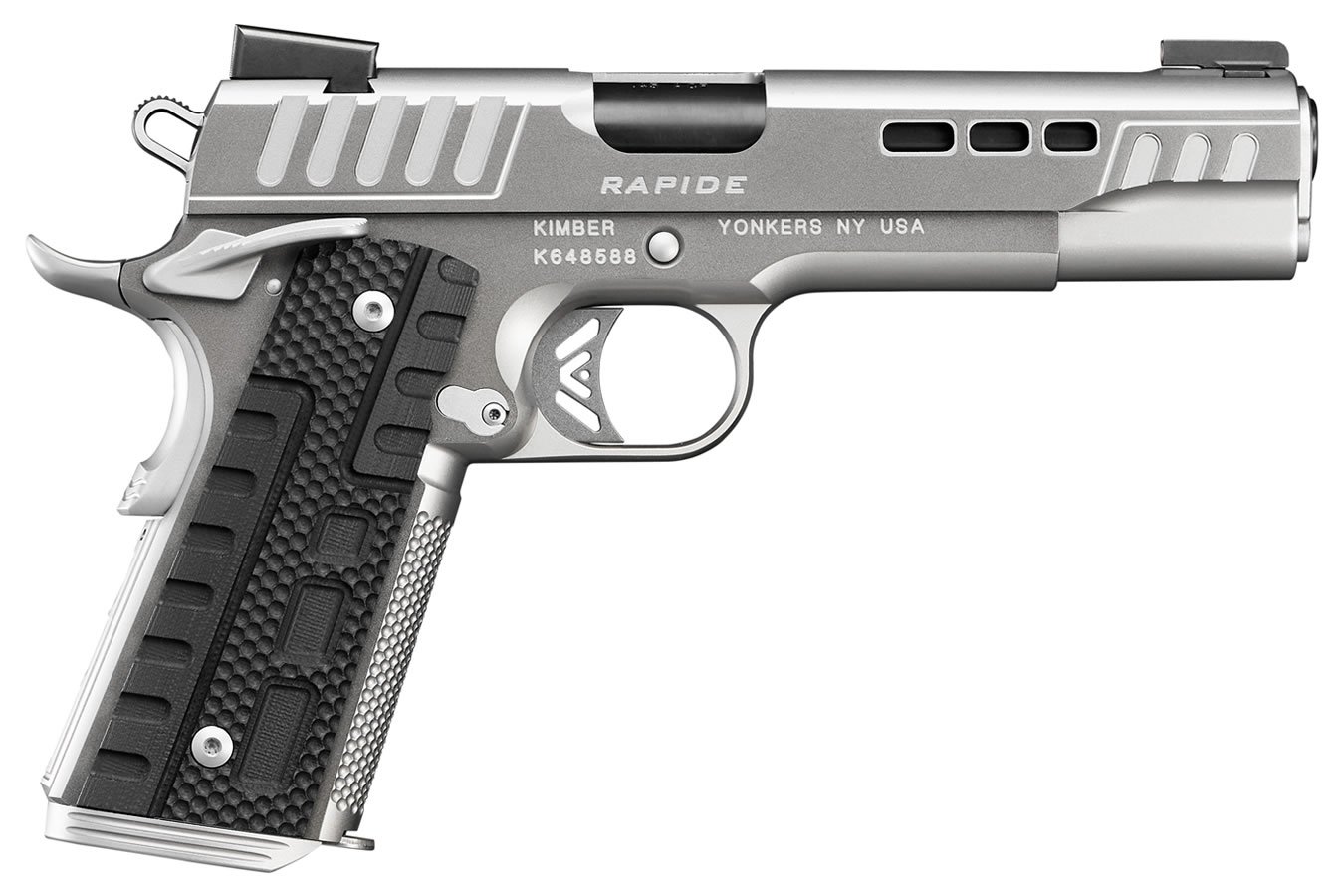Kimber Rapide (Black Ice) 45ACP Full-Size Stainless Pistol with Night Sights 1 Kimber Rapide (Black Ice) 45ACP