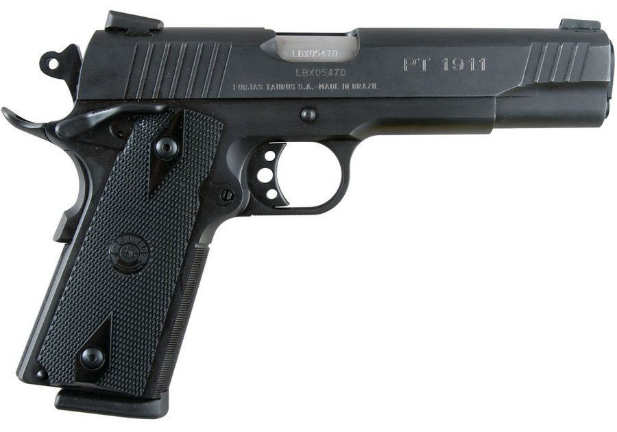 Taurus PT-1911 45ACP Semi-Automatic Pistol in Blued Steel Finish 1 Taurus PT-1911 45ACP