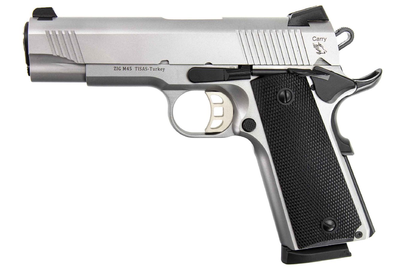 Tisas 1911 Carry 45 ACP Stainless Pistol 1 Tisas 1911 Carry 45 ACP Stainless Pistol