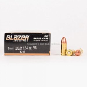 9mm – 124 gr FMJ – Blazer Brass