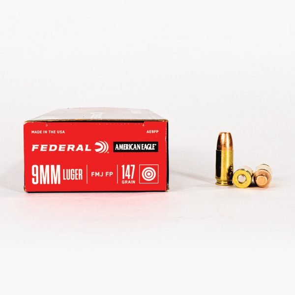 9mm – 147 gr FMJ – Federal American Eagle (AE9FP) – 1000 Rounds 1 9mm – 147 gr FMJ – Federal American Eagle