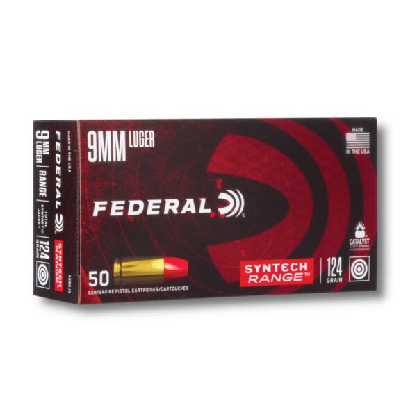 9mm – 124 gr TSJ – Federal Syntech (AE9SJ2) – 500 Rounds 1 9mm – 124 gr TSJ – Federal Syntech (AE9SJ2) – 500 Rounds