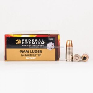 9mm – 124 gr JHP – Federal HST