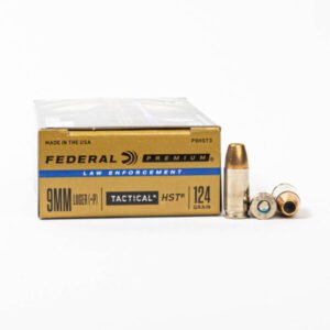 9mm – 124 gr HST +P JHP – Federal