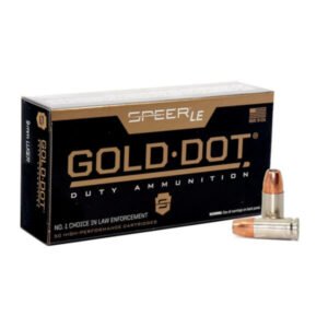 9mm – 115 gr JHP – Speer Gold Dot