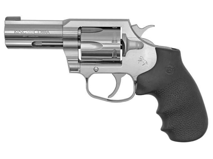 Colt King Cobra Revolver 357 Magnum 3? Barrel 6-Round Stainless Black 1 Colt King Cobra Revolver 357 Magnum
