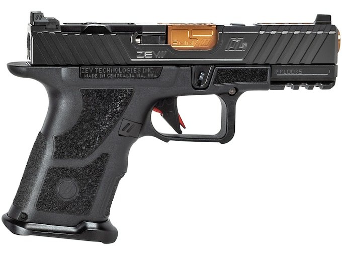 ZEV Technologies OZ-9C Elite Hyper-Comp Semi-Automatic Pistol 9mm Luger 4? Barrel 10-Round Black Black 1 zev technologies oz-9c elite hyper-comp