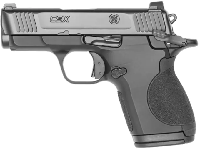 Smith and Wesson CSX Semi-Automatic Pistol 9mm Luger 3.1? Barrel 12-Round Armornite Black 1 Smith & Wesson CSX Semi-Automatic