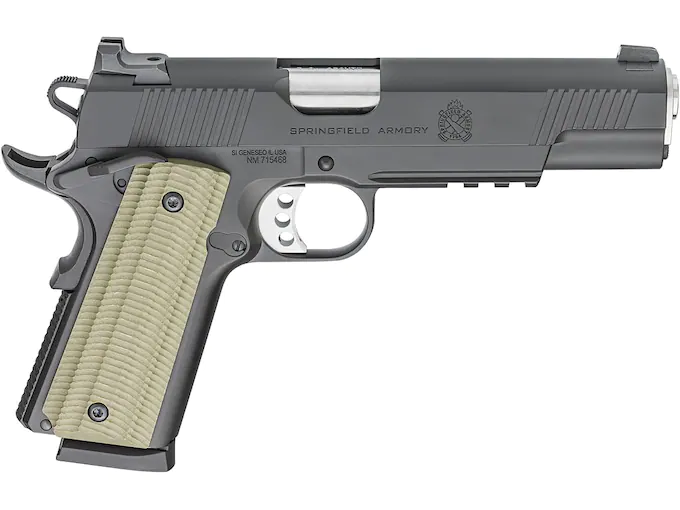 Springfield Armory 1911 Operator Semi-Automatic Pistol 45 ACP 5? Barrel 8-Round Black VZ G10 1 Springfield Armory 1911 Operator Semi-Automatic Pistol 45 ACP 5? Barrel 8-Round Black VZ G10