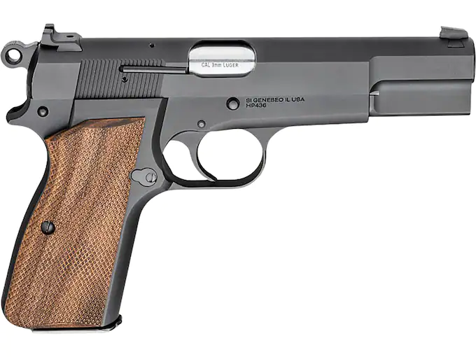 Springfield Armory SA-35 Semi-Automatic Pistol 9mm Luger 4.7? Barrel 15-Round Matte Blued Walnut 1 Springfield Armory SA-35 Semi-Automatic Pistol 9mm Luger 4.7? Barrel 15-Round Matte Blued Walnut