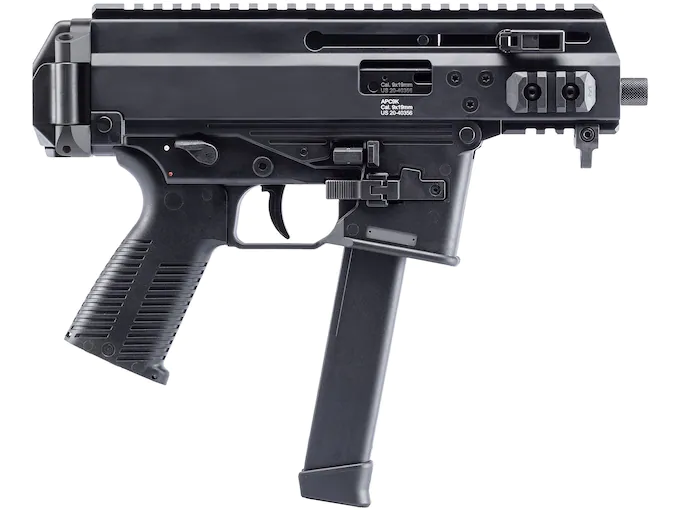 B&T APC9K Pro Semi-Automatic Pistol 9mm Luger 5.5? Barrel 33-Round Glock Black 1 B&T APC9K Pro Semi-Automatic Pistol